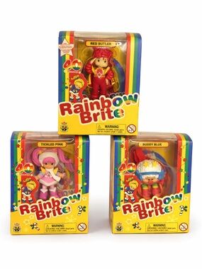 🌈✨ Rainbow Brite TLS Toy 40th Anniversary Figure Lot NIB ✨🌈